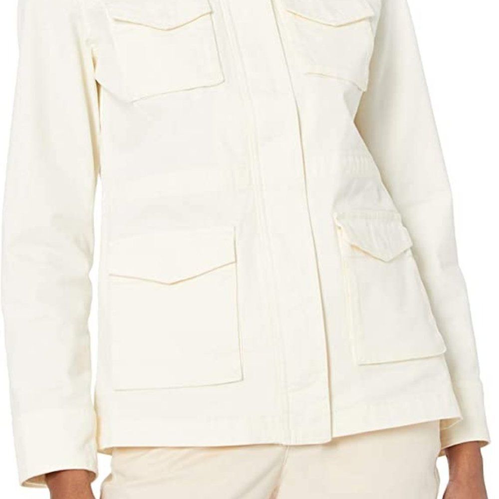 Women's Utility Jacket size large color off white NWT - Picture 2 of 8